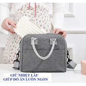 Mua Túi Giữ Nhiệt Túi Đựng Hộp Cơm Văn Phòng  Túi Đựng Đồ Ăn Size To  Giữ Nhiệt Dày  Có Quai Đeo