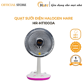 Quạt sưởi điện Halogen HR-HT1000A -hàng chính hãng thương hiệu Hare- bảo hành 18 tháng