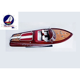 Mua Mô hình tàu cao tốc Riva Aquarama 50 nệm Đỏ - trắng - Hoi An Craftships