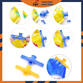 Mua Set 2 Kẹp nắp Miệng Túi Bảo Quản Thực Phẩm Đa Năng Tiện Dụng