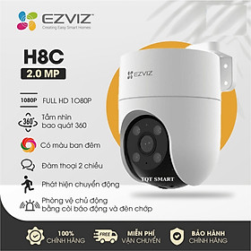 Mua Camera Eziz Ngoài Trời H8C 2MP/4Mp - Đèn Còi Báo Động - Màu Ban Đêm - Đàm Thoại 2 Chiều - Xoay 360 Độ - Hàng chính hãng