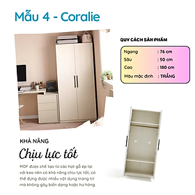Mua Tủ quần áo đơn giản thương hiệu SMLIFE (nhiều mẫu  có thể đổi size và màu sắc)