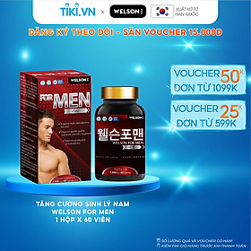 Viên Uống Tăng Cường Sinh Lý Nam Welson For Men hộp 60 viên