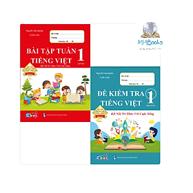 Sách - Combo Bài Tập Tuần và Đề Kiểm Tra Tiếng Việt 1 - Kết Nối Tri Thức Với Cuộc Sống - Học kì 2 (2 cuốn)