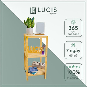 Mua Kệ gỗ vuông để đồ đa năng 3 tầng LUCIS - Kệ để cây cảnh trang trí phòng khách