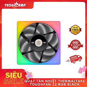 Mua QUẠT TẢN NHIỆT Thermaltake TOUGHFAN12 RGB Black - Hàng chính hãng