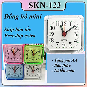 Mua Đồng hồ báo thức để bàn mini có tặng kèm 1 pin AA