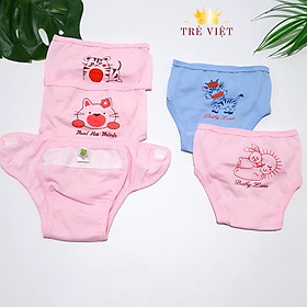 Quần đóng bỉm Baby Leo, chất liệu mềm mại, an toàn cho da bé, quần dán bỉm cho trẻ sơ sinh size 1,2,3 cho bé 3 đến 8kg