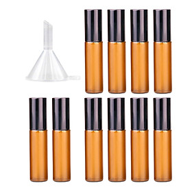 Essential Oil Roll On Bottles Roller Bottles Cosmetics Reuse Liquid Perfume 5ml