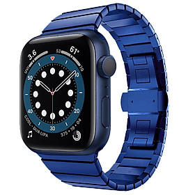 Hình ảnh Dây Đeo Thép dành cho Apple Watch (Series 1-9)/ Apple Watch Ultra Kai Steel Link Band Size 49/ 45/ 44/ 42MM_ Hàng Chính Hãng 