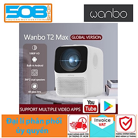 Mua Máy chiếu thông minh di động mini  android Wanbo T2 MAX LCD Hỗ Trợ Đèn LED 1080P  bảo vệ mắt - Bản quốc tế - Hàng chính hãng