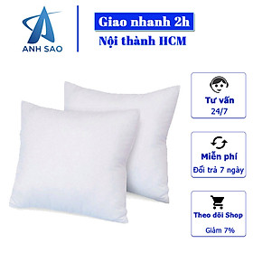 Mua 1 cặp ruột gối hơi cao cấp - Gòn bông nhân tạo an toàn sức khỏe  không chứa chất độc hại - Có khóa kéo dễ dàng thêm bớt gòn bên trong - Êm ái  mềm mịn