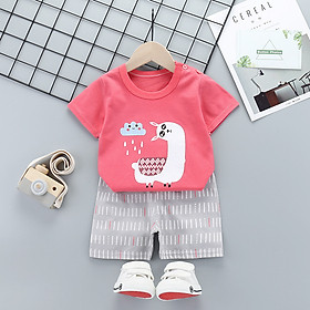 Bộ đồ bé trai, bé gái cọc tay, bộ quần áo cho bé, đồ bộ mặc nhà, đi chơi cho bé từ 9-18kg (SG-149)