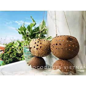 Lồng đèn gáo dừa trang trí - decor