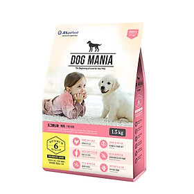 Thức ăn hạt cho chó dưới 6 tháng tuổi DOG MANIA Premium Puppy loại