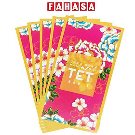 Bộ 5 Bao Lì Xì Hoa Tết Bính Ngọ 2026 - Futurebook L384 - Tết Như Ý