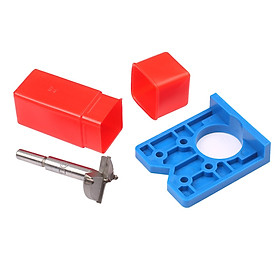 35mm Hinge Drilling Jig Concealed Guide Hinge Hole Drilling Guide Locator Carpentry Woodworking Hole Opener Door Cabinet