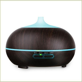 Máy xông tinh dầu Bí Ngô cỡ lớn 550ml, máy khuếch tán phun sương remote điều khiển làm thơm phòng lọc không khí bụi bẩn