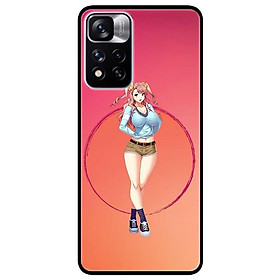 Ốp lưng dành cho Xiaomi Redmi Note 11 Pro 5G ( Bản Nội Địa ) mẫu Anime Cô Gái Áo Xanh