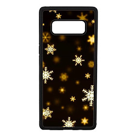 Ốp lưng cho Samsung Galaxy Note 8 nền tuyết vàng 1 - Hàng chính hãng