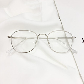 Gọng kính cận nam nữ dáng bầu, kim loại nhiều màu, càng kính hoa văn LANI 5260