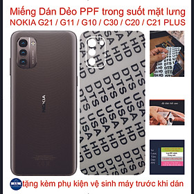 Mua Dán Dẻo PPF mặt lưng dành cho cho NOKIA G21/ G11/ G10/ C30/ C20/ C21 plus bảo vệ mặt lưng chống trầy