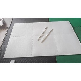 Thảm xốp lót sàn màu trắng 60×60×1cm
