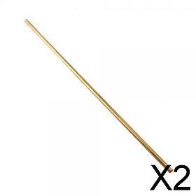 2xBrass Tube Pipe Tubing Round Bar Rod Long 50cm Wall 1mm Tube Pipe 10mm