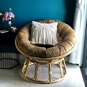 Mua Ghế lười mây Tundo papasan mây thật nệm nhiều màu