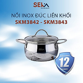 Nồi Inox Đúc Liền Khối Seka SKM3842 - Hàng Chính Hãng
