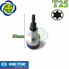 Mua Đầu tuýp sao T25 1/2 Kingtony 402325 dài 60mm trắng đen