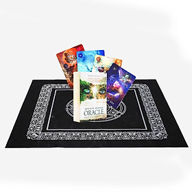 Combo Bộ Bài Bói Mystical Shaman Oracle Cards Tarot Cao Cấp Bản Đẹp và Khăn Trải Bàn Tarot