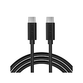 Mua Đen - Dây cáp sạc nhanh Type-C dài 2m hiệu CHOETECH CC003 Type C to Type C PD truyền data tốc độ cao cho Smartphone / Tablet / Macbook / Laptop Type C (3A  60W  Sạc nhanh PD) - Hàng chính hãng