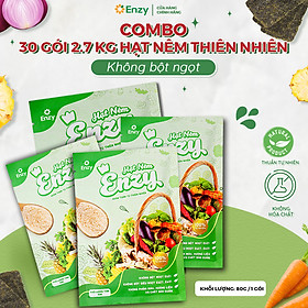 Combo “Nhà trường” 30 gói hạt nêm rau củ Enzy tốt cho sức khỏe dùng thay thế gia vị cả chay và mặn.