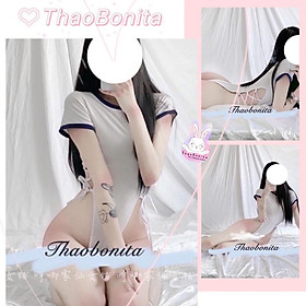 Cosplay học sinh - Bodysuit đan dây eo cực chất T120 GIAO HOẢ TỐC HCM