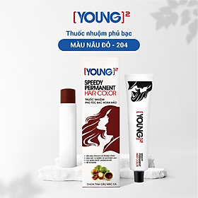 Thuốc nhuộm phủ bạc YOUNG màu tự nhiên và thời trang 2 tuýp 60gr