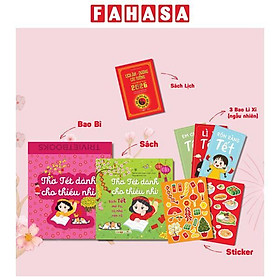 Sách - Sách Tết Mở Ra, Cả Nhà Rộn Rã - Thơ Tết Dành Cho Thiếu Nhi/Truyện Cổ Tích Đặc Sắc Về Tết - Tặng Kèm Quà