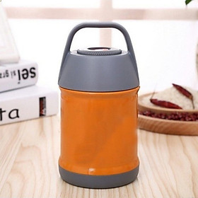 Ca ủ cháo Nhật, đựng canh súp, đồ uống đa năng dung tích 560ml thiết kế có nắp chống tràn và quai xách tiện lợi mang đi xa - Bình giữ nhiệt ruột inox 304 siêu bền, giữ nóng/ lạnh cực tốt