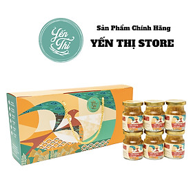 Yến Thị- Chưng Cỏ Ngọt- Quà Tặng-30% Yến - SET QUÀ TẶNG 6 HŨ - Yến Chưng Cỏ Ngọt