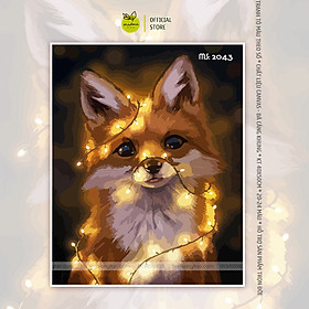 Mua Tranh tô màu 40x50cm có khung chú Cáo nhỏ T2043
