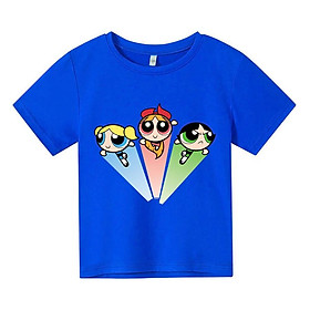 Áo thun trẻ em power girls, 4 màu, có size người lớn, King Cotton