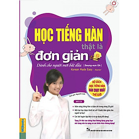 Sách Học tiếng hàn thật là đơn giản dành cho người mới bắt đầu-Sách Tự Học-Kèm App học online