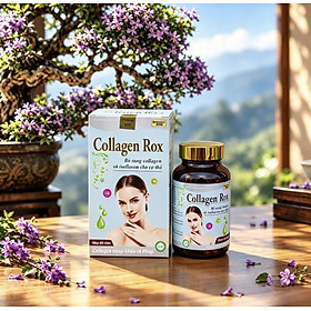 Viên uống trắng da COLLAGEN ROX , Hộp 60 viên hỗ trợ làm đẹp da, giảm nám mờ thâm