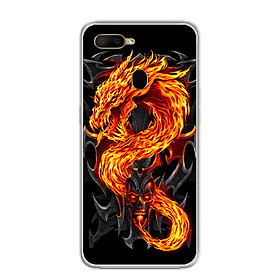 Ốp lưng cho Oppo A5S - 0218 FIREDRAGON - Silicone dẻo - Hàng Chính Hãng