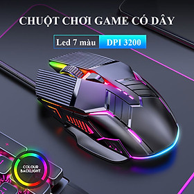 Mua Chuột Máy Tính Gaming POERMAX S800 Kết Nối Có Dây DPI 3200 Hàng Chính Hãng