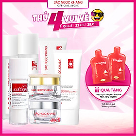 [COMBO 7 món] Chăm sóc da toàn diện dưỡng da cơ bản + kem dưỡng da ban ngày (30ml) + ban đêm (30g) + Serum dưỡng trắng diệu kì 30ml