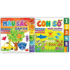 Sách - Con Số Ngộ Nghĩnh và Màu Sắc Đậm Đà - Combo 2 Cuốn - Megabook