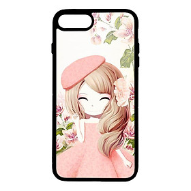 Ốp lưng dành cho điện thoại Iphone 8 Plus Anime Cô Gái Váy Bông