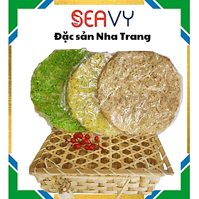 Đặc Sản Nha Trang -Bánh Tráng Dừa Non 3 Vị Seavy Gói 220gram