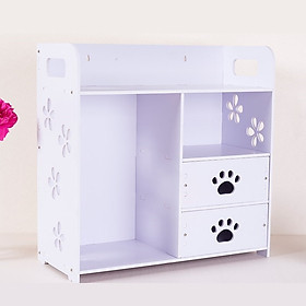 Mua Kệ đựng mỹ phẩm nhà tắm họa tiết dấu chân KMP16